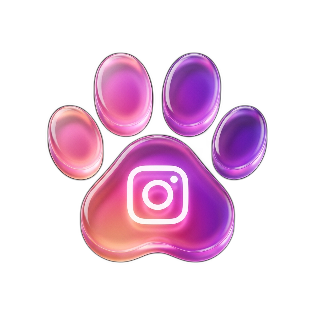 Instagram Paw Print